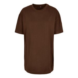 Build Your Brand Womens/Ladies Boyfriend Oversized T-Shirt / Chocolate Brown